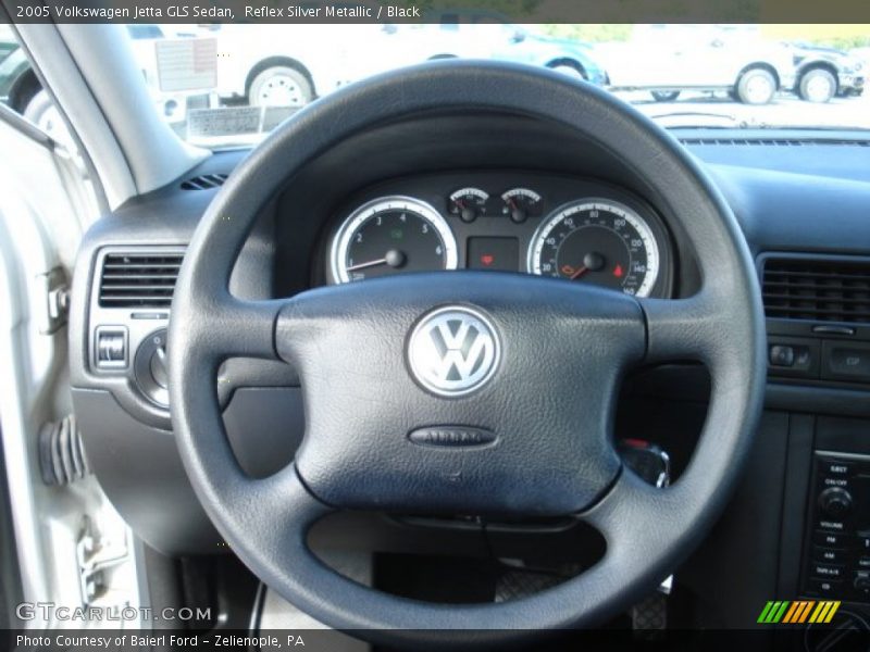 Reflex Silver Metallic / Black 2005 Volkswagen Jetta GLS Sedan