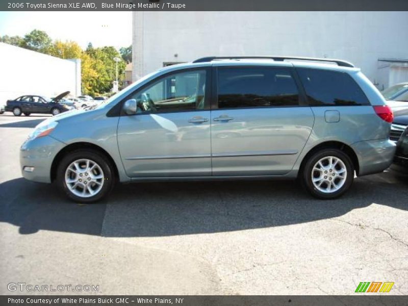 Blue Mirage Metallic / Taupe 2006 Toyota Sienna XLE AWD