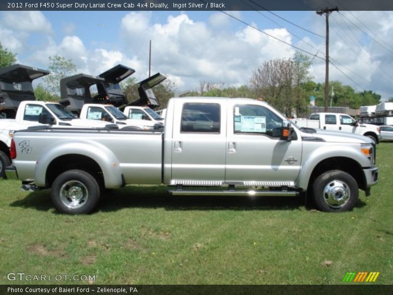  2012 F450 Super Duty Lariat Crew Cab 4x4 Dually Ingot Silver