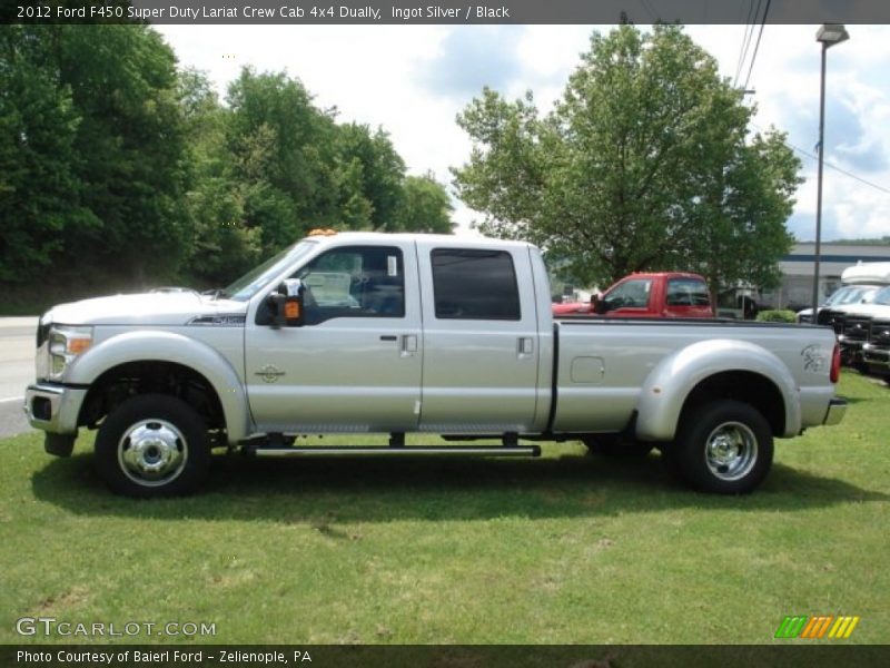  2012 F450 Super Duty Lariat Crew Cab 4x4 Dually Ingot Silver