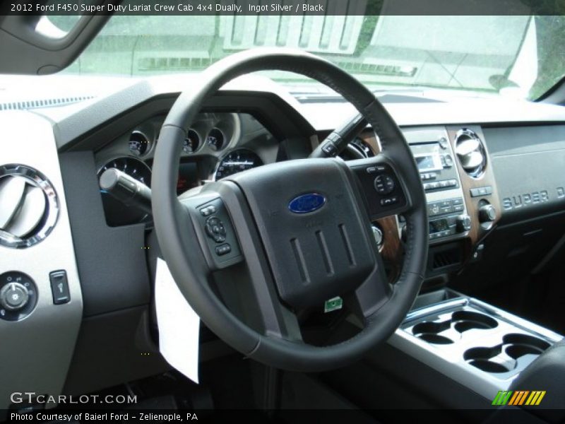  2012 F450 Super Duty Lariat Crew Cab 4x4 Dually Steering Wheel