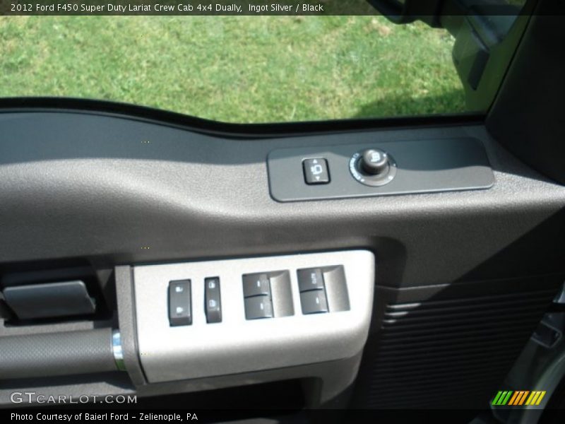 Ingot Silver / Black 2012 Ford F450 Super Duty Lariat Crew Cab 4x4 Dually