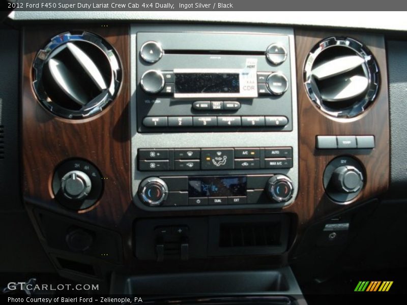 Controls of 2012 F450 Super Duty Lariat Crew Cab 4x4 Dually