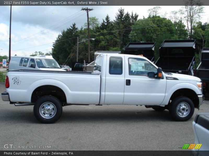Oxford White / Steel 2012 Ford F350 Super Duty XL SuperCab 4x4