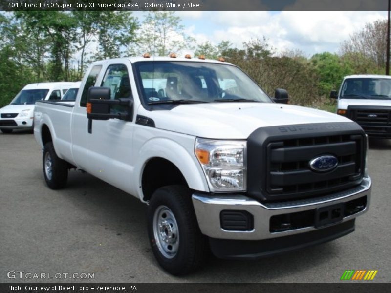 Oxford White / Steel 2012 Ford F350 Super Duty XL SuperCab 4x4