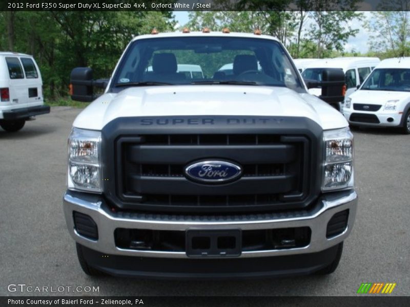 Oxford White / Steel 2012 Ford F350 Super Duty XL SuperCab 4x4