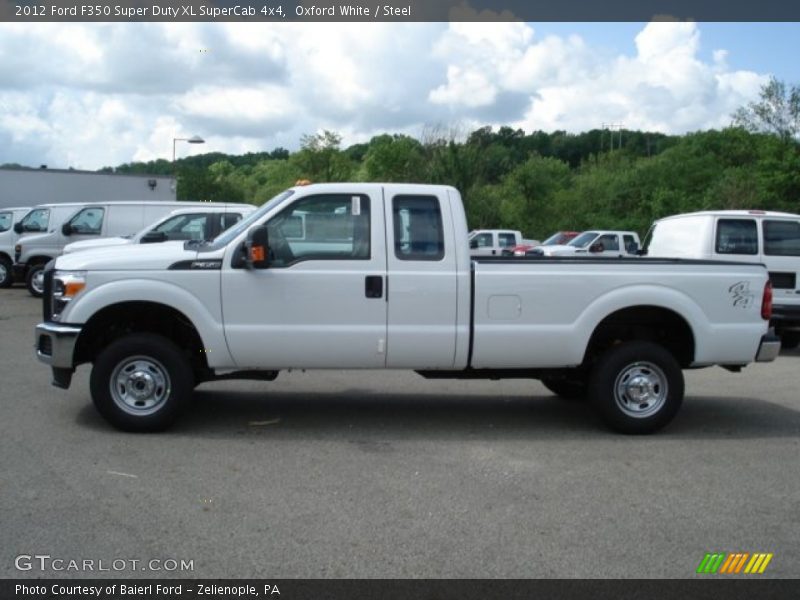 Oxford White / Steel 2012 Ford F350 Super Duty XL SuperCab 4x4