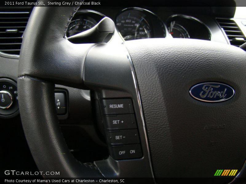 Sterling Grey / Charcoal Black 2011 Ford Taurus SEL