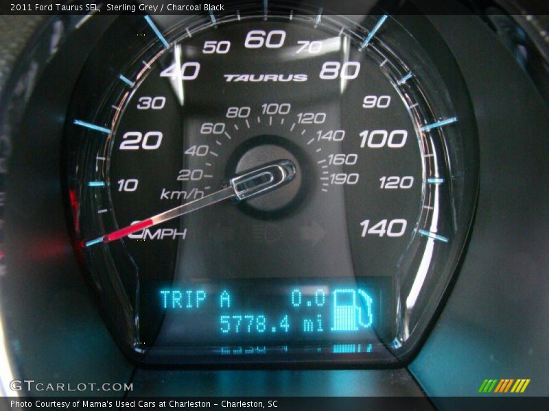 Sterling Grey / Charcoal Black 2011 Ford Taurus SEL