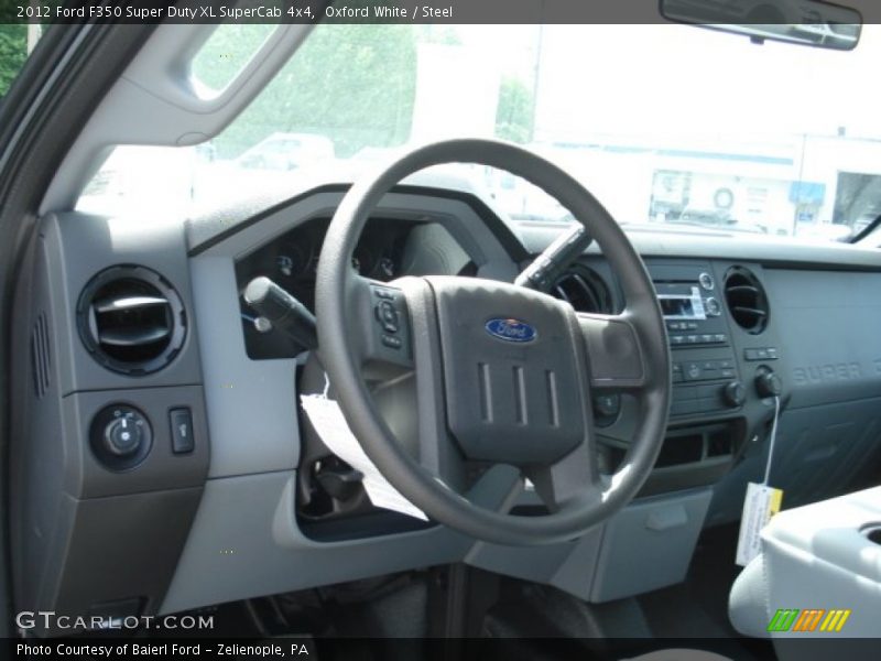 Oxford White / Steel 2012 Ford F350 Super Duty XL SuperCab 4x4