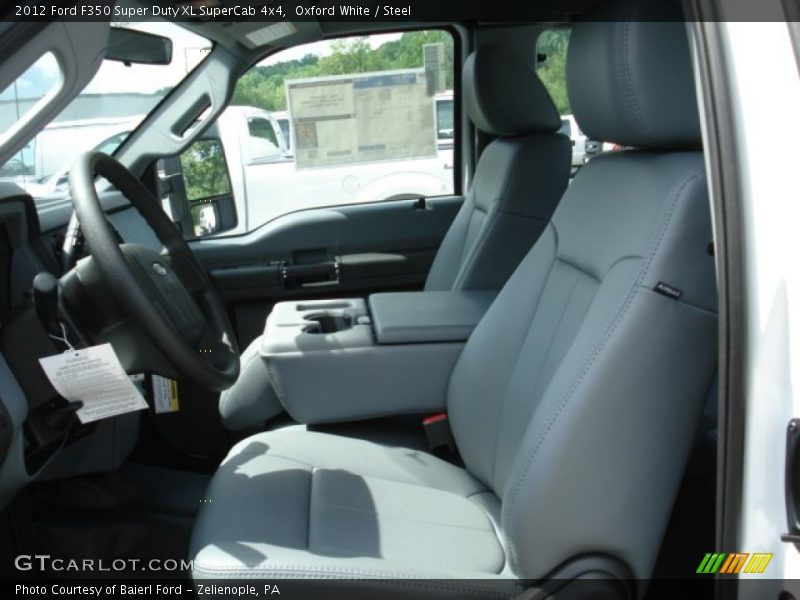 Oxford White / Steel 2012 Ford F350 Super Duty XL SuperCab 4x4