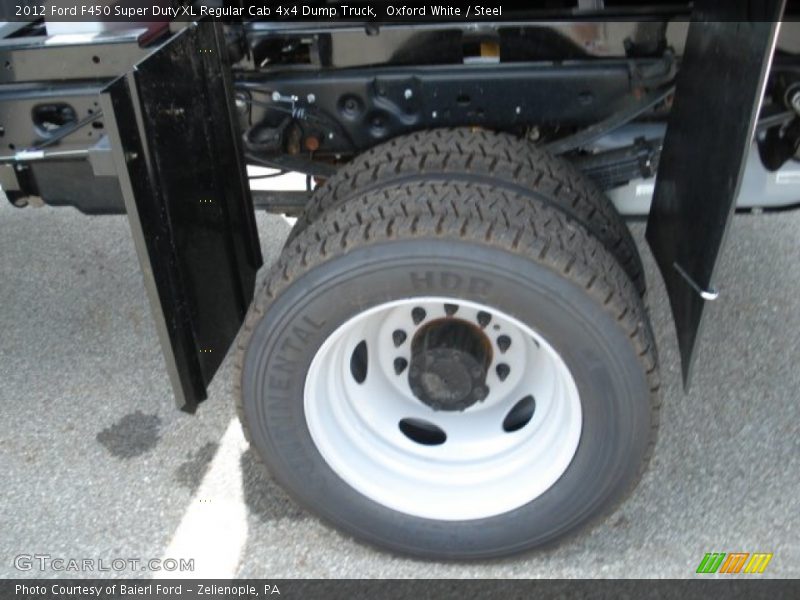 Oxford White / Steel 2012 Ford F450 Super Duty XL Regular Cab 4x4 Dump Truck