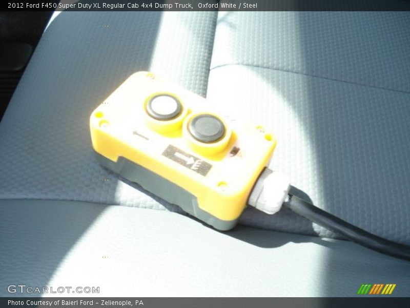 Oxford White / Steel 2012 Ford F450 Super Duty XL Regular Cab 4x4 Dump Truck