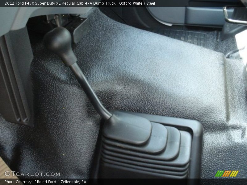 Controls of 2012 F450 Super Duty XL Regular Cab 4x4 Dump Truck