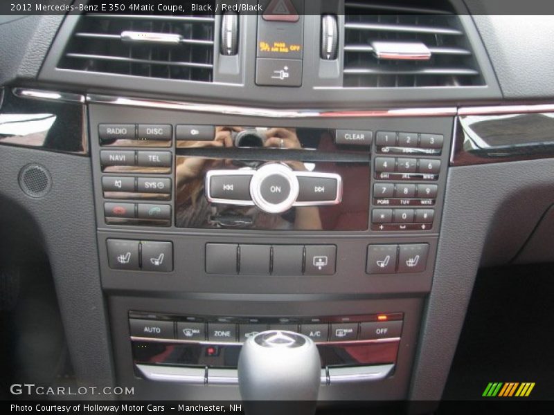 Black / Red/Black 2012 Mercedes-Benz E 350 4Matic Coupe