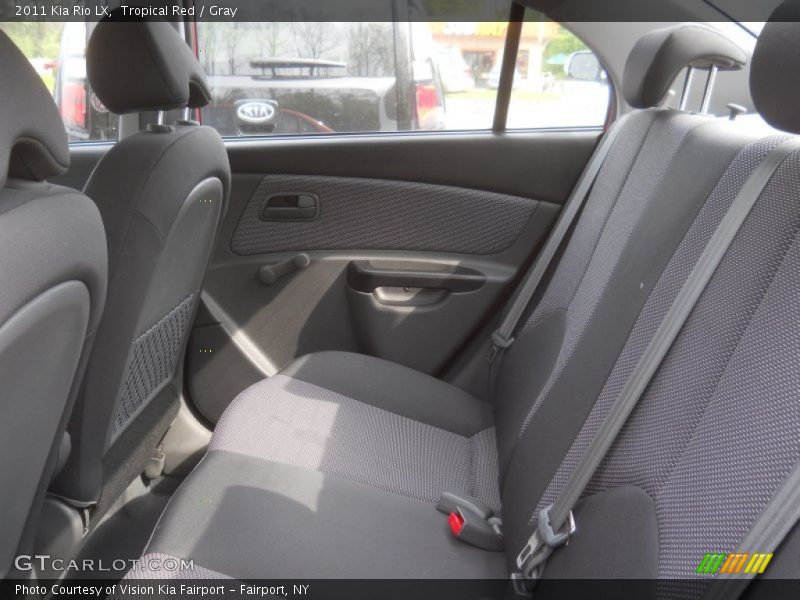 Tropical Red / Gray 2011 Kia Rio LX
