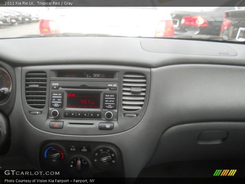 Tropical Red / Gray 2011 Kia Rio LX