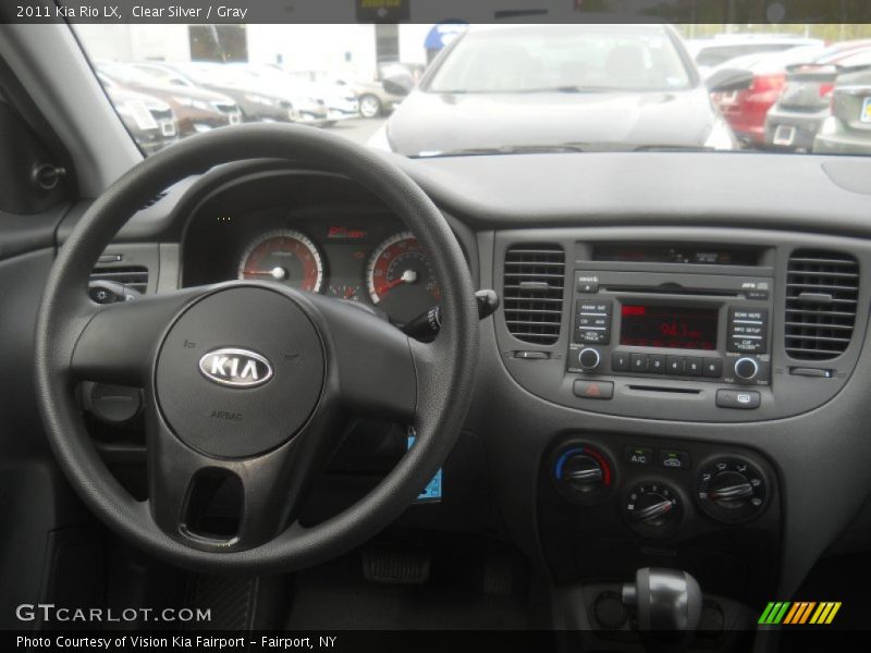Clear Silver / Gray 2011 Kia Rio LX