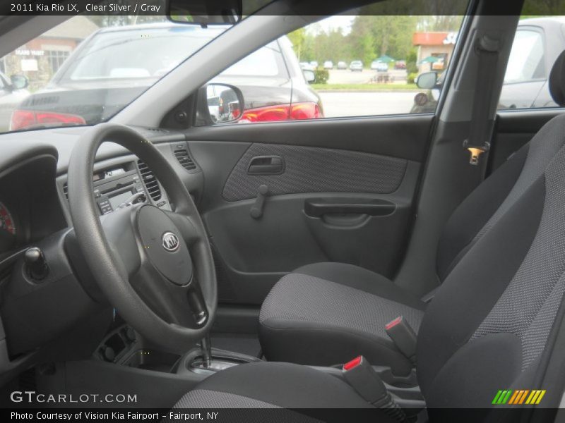 Clear Silver / Gray 2011 Kia Rio LX