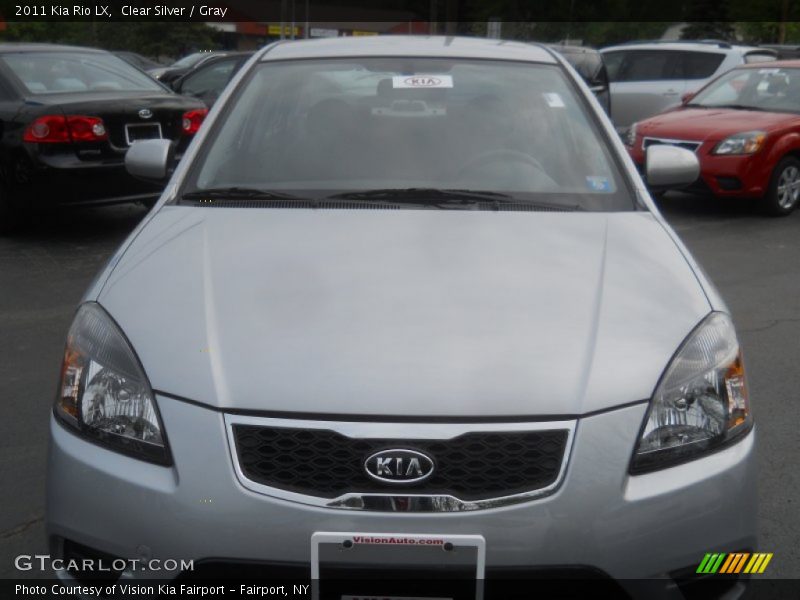 Clear Silver / Gray 2011 Kia Rio LX