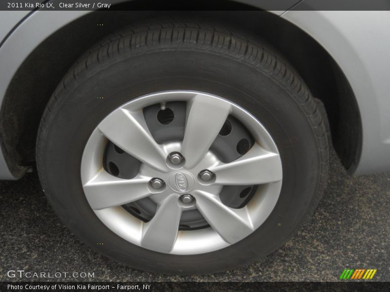 Clear Silver / Gray 2011 Kia Rio LX
