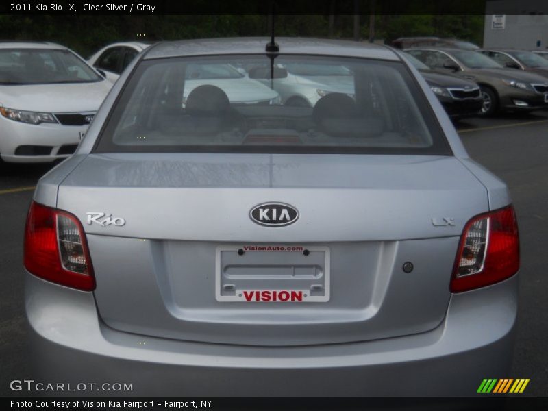 Clear Silver / Gray 2011 Kia Rio LX