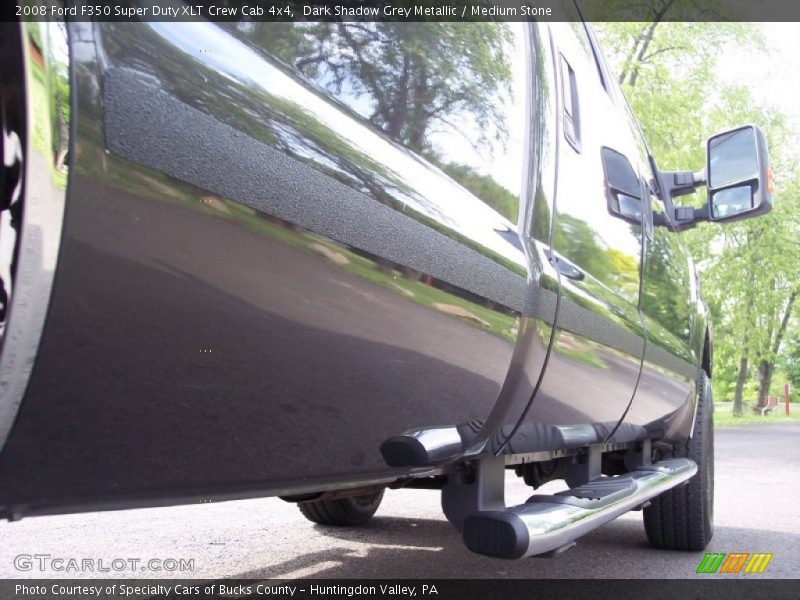 Dark Shadow Grey Metallic / Medium Stone 2008 Ford F350 Super Duty XLT Crew Cab 4x4