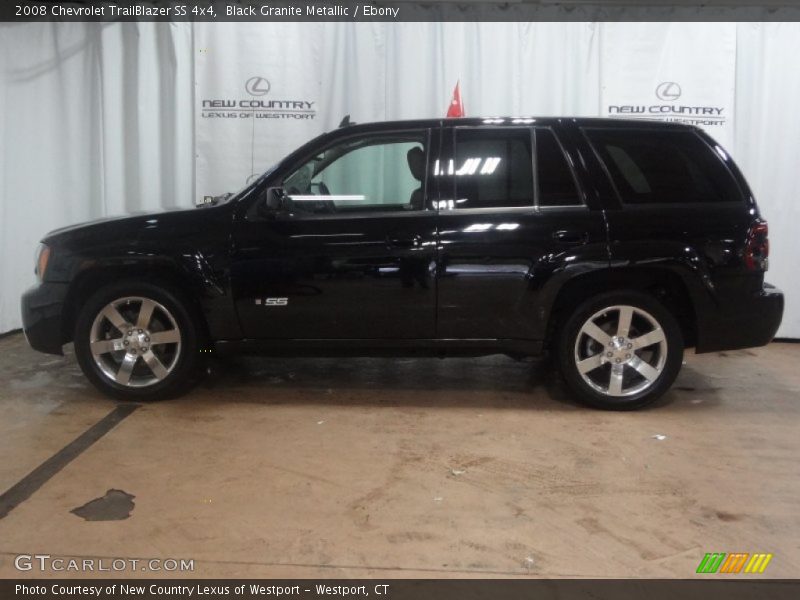 Black Granite Metallic / Ebony 2008 Chevrolet TrailBlazer SS 4x4