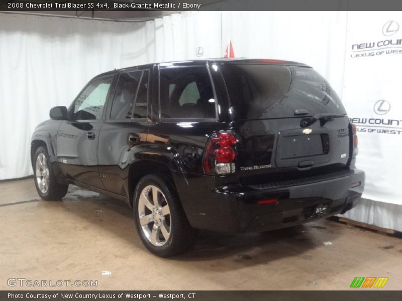Black Granite Metallic / Ebony 2008 Chevrolet TrailBlazer SS 4x4