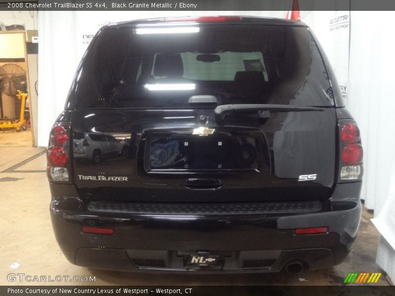 Black Granite Metallic / Ebony 2008 Chevrolet TrailBlazer SS 4x4