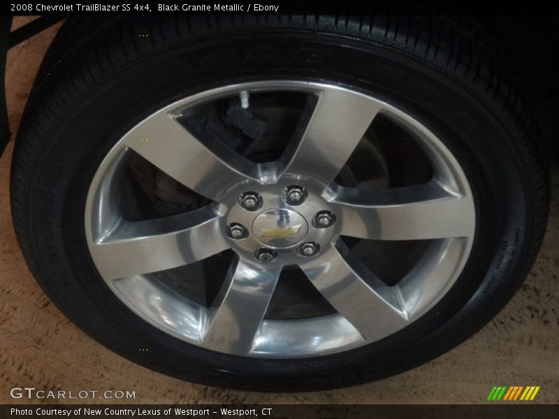 Black Granite Metallic / Ebony 2008 Chevrolet TrailBlazer SS 4x4