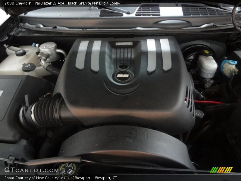 Black Granite Metallic / Ebony 2008 Chevrolet TrailBlazer SS 4x4