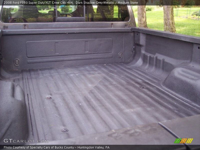 Dark Shadow Grey Metallic / Medium Stone 2008 Ford F350 Super Duty XLT Crew Cab 4x4