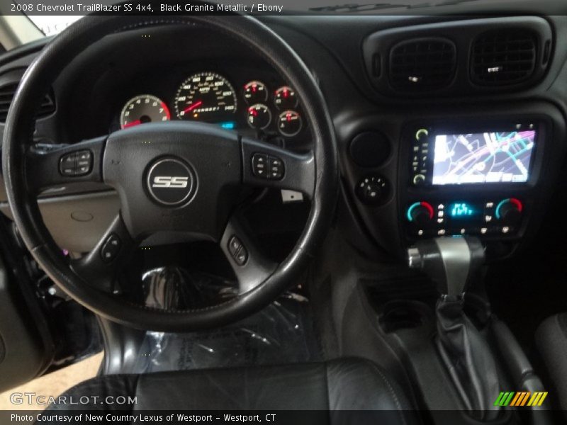 Black Granite Metallic / Ebony 2008 Chevrolet TrailBlazer SS 4x4