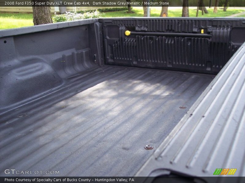 Dark Shadow Grey Metallic / Medium Stone 2008 Ford F350 Super Duty XLT Crew Cab 4x4