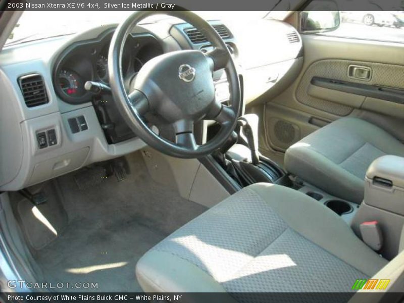 Silver Ice Metallic / Gray 2003 Nissan Xterra XE V6 4x4