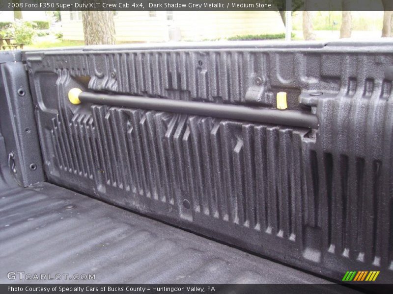 Dark Shadow Grey Metallic / Medium Stone 2008 Ford F350 Super Duty XLT Crew Cab 4x4