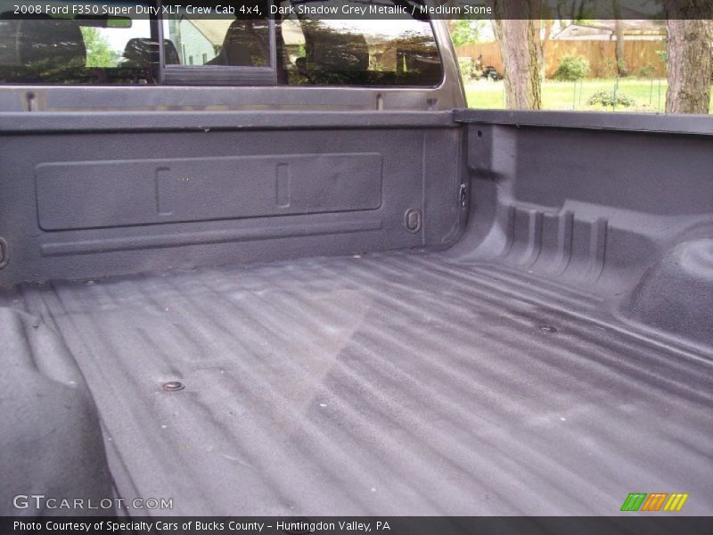 Dark Shadow Grey Metallic / Medium Stone 2008 Ford F350 Super Duty XLT Crew Cab 4x4