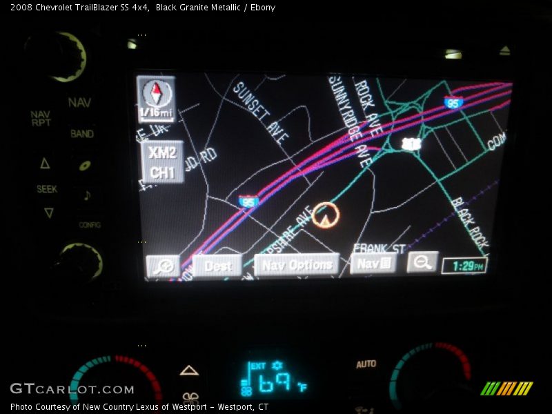 Black Granite Metallic / Ebony 2008 Chevrolet TrailBlazer SS 4x4