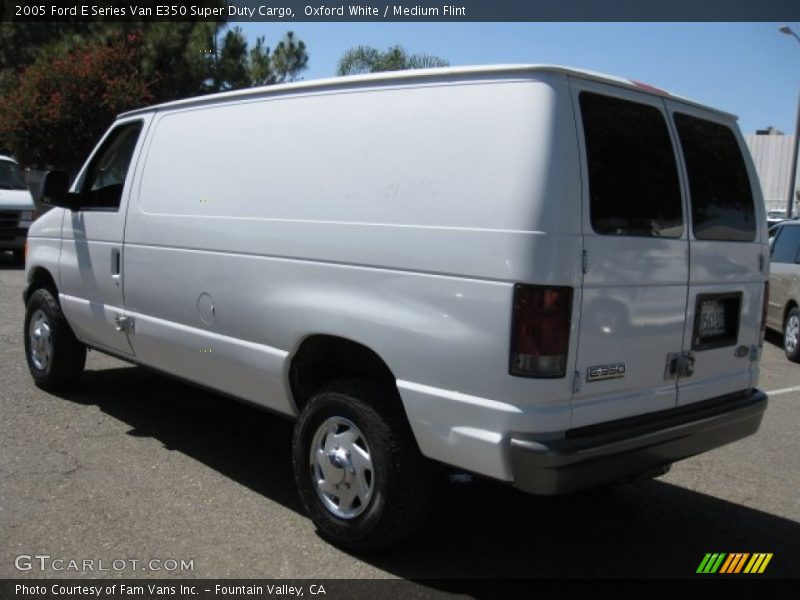 Oxford White / Medium Flint 2005 Ford E Series Van E350 Super Duty Cargo