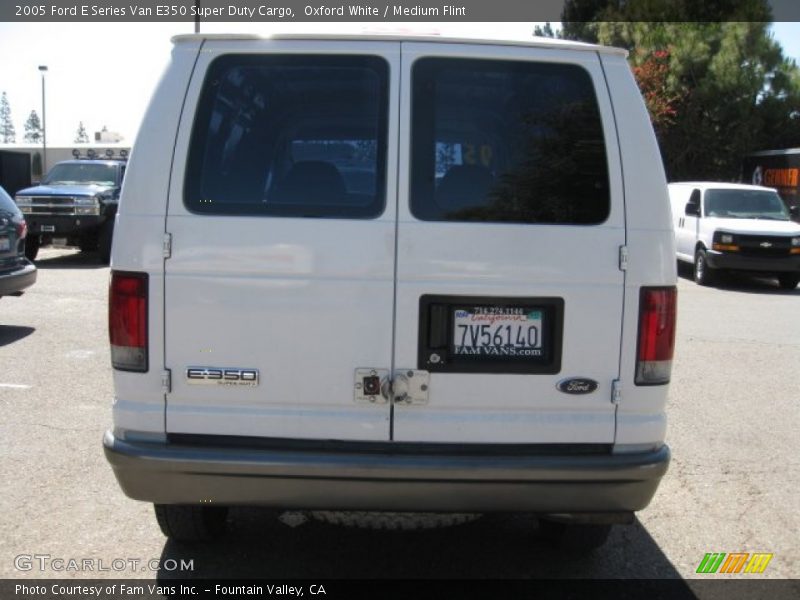 Oxford White / Medium Flint 2005 Ford E Series Van E350 Super Duty Cargo
