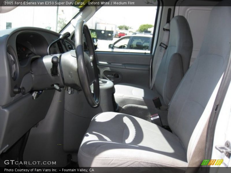 Oxford White / Medium Flint 2005 Ford E Series Van E350 Super Duty Cargo