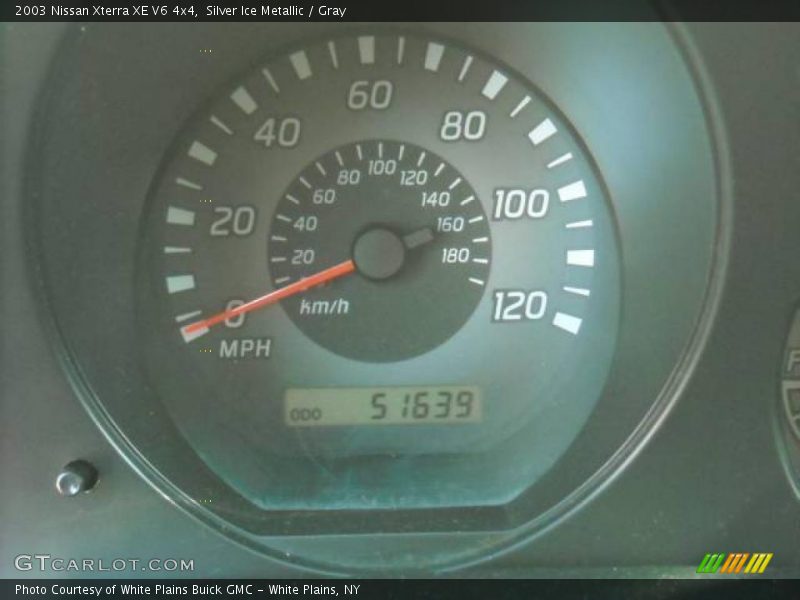 Silver Ice Metallic / Gray 2003 Nissan Xterra XE V6 4x4