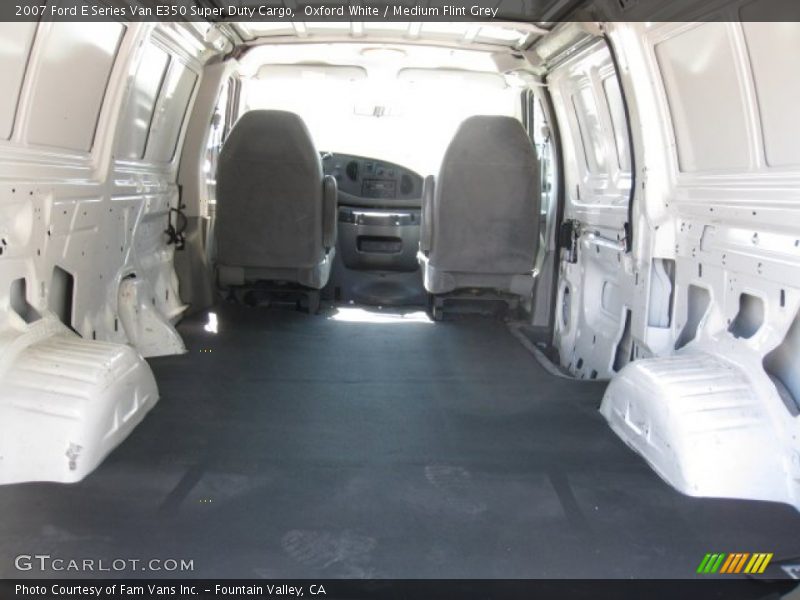 Oxford White / Medium Flint Grey 2007 Ford E Series Van E350 Super Duty Cargo