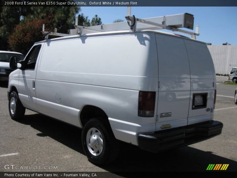 Oxford White / Medium Flint 2008 Ford E Series Van E350 Super Duty Utility