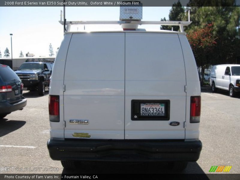 Oxford White / Medium Flint 2008 Ford E Series Van E350 Super Duty Utility