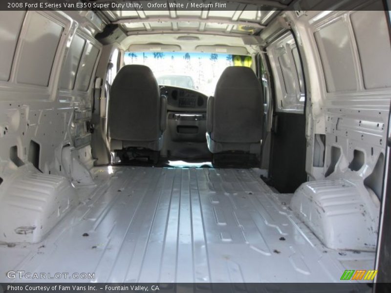 Oxford White / Medium Flint 2008 Ford E Series Van E350 Super Duty Utility