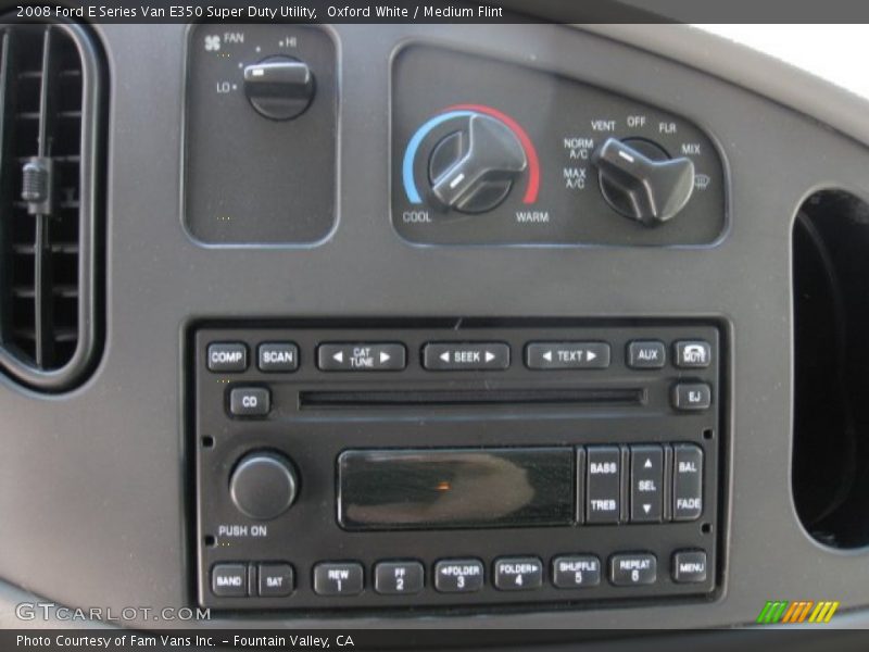 Oxford White / Medium Flint 2008 Ford E Series Van E350 Super Duty Utility