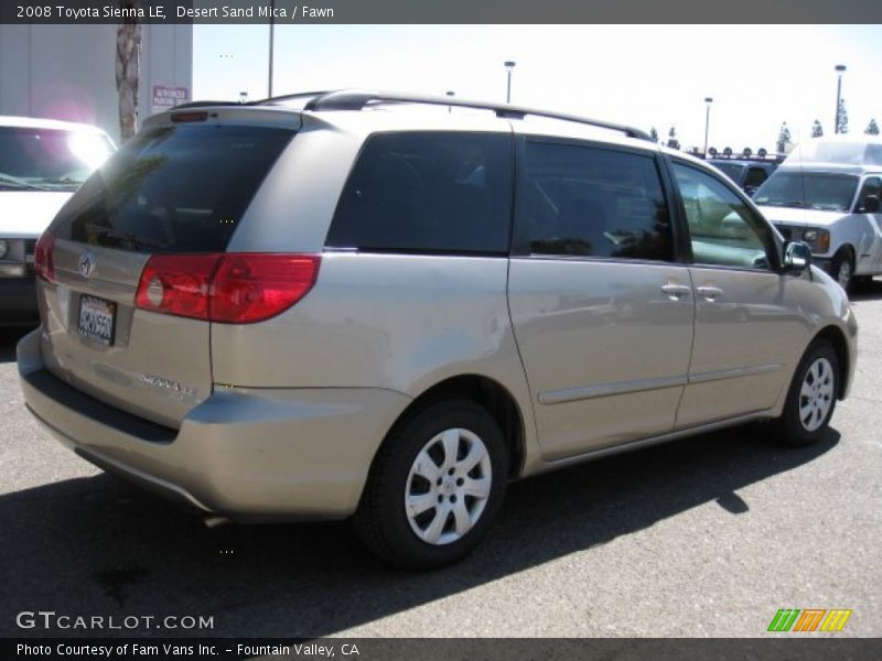 Desert Sand Mica / Fawn 2008 Toyota Sienna LE