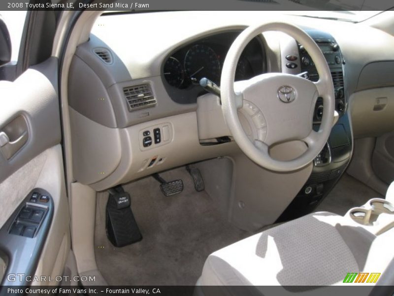 Desert Sand Mica / Fawn 2008 Toyota Sienna LE